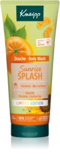 Kneipp Sunrise Splash gel za tuširanje Mandarin & Bio Sunflower 200 ml