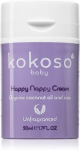 Kokoso Baby Happy Nappy Cream dětský ochranný krém proti opruzeninám bez parfemace 50 ml