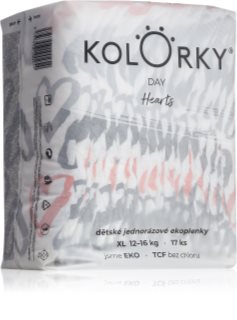 Kolorky Day Hearts Einweg-Ökowindeln