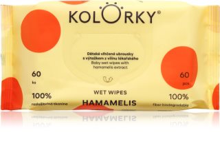 Kolorky Wet Wipes Hamamelis dětské jemné vlhčené ubrousky 60 ks