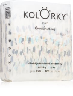Kolorky Day Rain&Rainbow ympäristöystävälliset kertakäyttövaipat