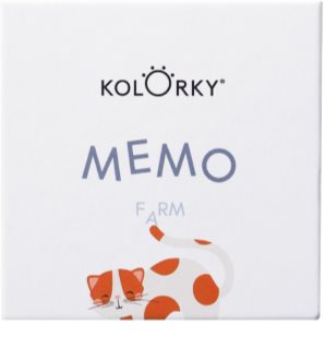 Kolorky Memo Game Farm Memóriajáték 20 db