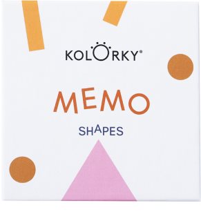 Kolorky Memo Game Shapes Memóriajáték 20 db