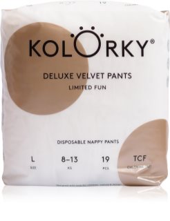 Kolorky Deluxe Velvet Pants Limited Fun pelene-gaćice jednokratne veličina L 8-13 kg 19 kom