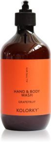 Kolorky Hand & Body Wash gel lavant mains et corps Grapefruit 490 ml
