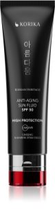KORIKA Korean Heritage Ginseng & Marine Stem Cells Anti-aging Sun Fluid SPF 50 защитен флуид против стареене на кожата SPF 50 50 мл.