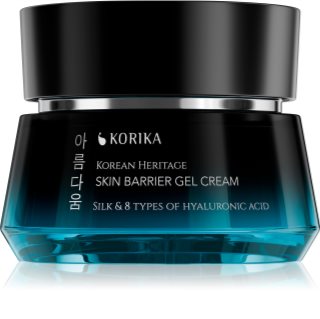 KORIKA Korean Heritage Silk & 8 Types of Hyaluronic Acid Skin Barrier Gel Cream gel-crème hydratant et apaisant 50 ml