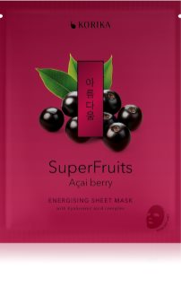 KORIKA SuperFruits Acai Berry - Anti-pollution Sheet Mask plátýnková maska s detoxikačním účinkem 25 g