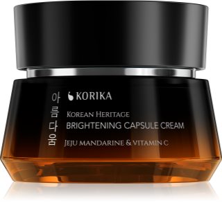 KORIKA Korean Heritage Jeju Mandarine & Vitamin C Brightening Capsule Cream élénkítő krém C vitamin 50 ml