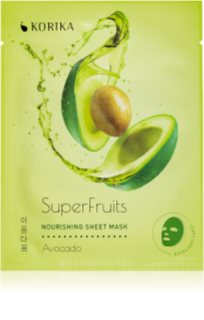 KORIKA SuperFruits Avocado - Nourishing Sheet Mask mascarilla nutriente en forma de hoja Avocado 25 g