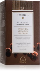 Korres Argan Oil permanentní barva na vlasy s arganovým olejem