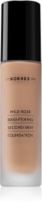 Korres Wild Rose maquillaje fluido de larga duración tono WRF3 30 ml
