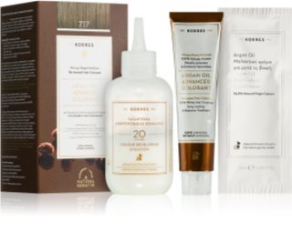 Korres Argan Oil перманентната боя за коса с арганово масло цвят 7.17 Dark Blonde Beige 50 мл.