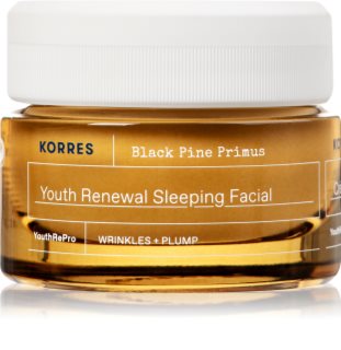 Korres Black Pine Primus noční pleťový krém proti příznakům stárnutí 40 ml