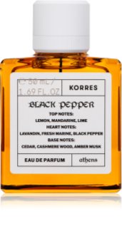 Korres Black Pepper Eau de Parfum pour homme 50 ml