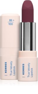 Korres True Velvety Lipstick Кремообразно червило със сатенено покритие цвят Deep Berry 3 гр.
