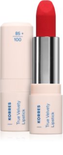 Korres True Velvety Lipstick kreminės konsistencijos satino efekto lūpų dažai