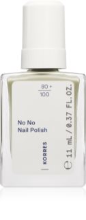 Korres No No Nail Polish подхранващ лак за нокти цвят 82 Mint Green 11 мл.