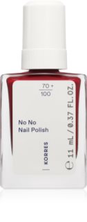 Korres No No Nail Polish зміцнюючий лак для нігтів відтінок 57 Wine Red 11 мл