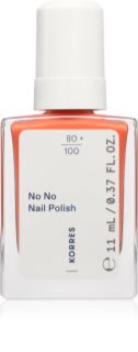 Korres No No Nail Polish зміцнюючий лак для нігтів відтінок 43 Summer Peach 11 мл