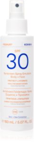 Korres Yoghurt Sunscreen emulsja do opalania w sprayu na twarz i ciało 150 ml