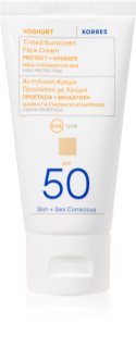 Korres Yoghurt Tinted Sunscreen tonujący krem do opalania SPF 50 150 ml