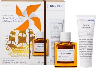 Korres Black Pepper gift set for men