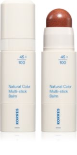 Korres Natural Color Multi-Stick Balm multifunktionelles Foundation für Gesicht und Lippen Farbton Aegean Bronze - Healthy Glow 4.5 g