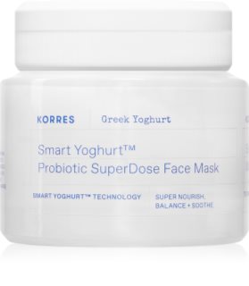 Korres Smart Yoghurt™ Probiotic SuperDose Face Mask virkistävä ja kosteuttava naamio sisältää probiootteja 100 ml