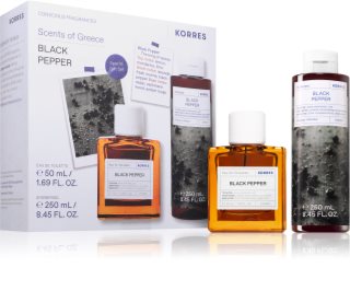 Korres Black Pepper confezione regalo per uomo