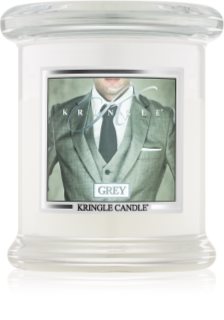 Kringle Candle Grey scented candle