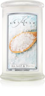 Kringle Candle Sea Salt & Tonka ароматна свещ 624 гр.