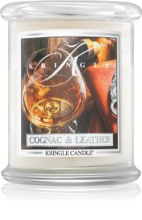 Kringle Candle Brandy & Leather αρωματικό κερί 411 γρ