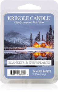 Kringle Candle Blankets & Snowflakes Wax Melt DVA bougie parfumée 64 g