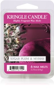 Kringle Candle Sugar Plum & Myrrh Wax Pot dišeča sveča 64 g