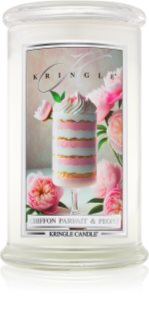 Kringle Candle Chiffon Parfait & Peony dišeča sveča 623 g