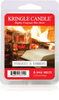 Kringle Candle Whiskey & Embers duftwachs für aromalampe 64 g