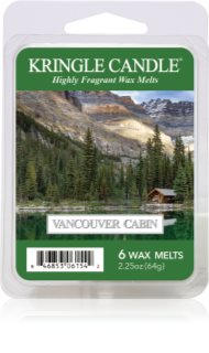 Kringle Candle Vancouver Cabin 6 Wax Melts candela profumata 64 g