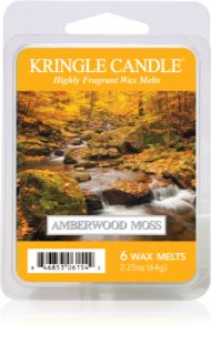 Kringle Candle Amberwood Moss cera para lámparas aromáticas 64 g
