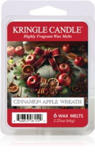 Kringle Candle Cinnamon Apple Wreath vaško lydinys 64 g