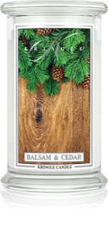 Kringle Candle Classic Balsam & Cedar bougie parfumée 623 g