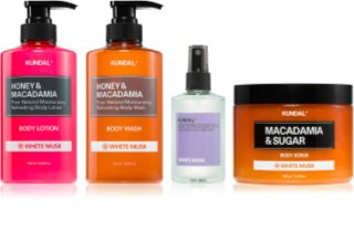 KUNDAL Honey & Macadamia White Musk sada na telo