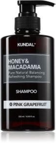 KUNDAL Honey & Macadamia Pink Grapefruit prirodni šampon za suhu i oštećenu kosu 500 ml
