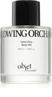 KUNDAL Objet Satin Glow Body Oil caring body oil for intensive hydration with aroma Glowing Orchard 100 ml
