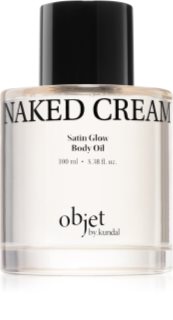 KUNDAL Objet Satin Glow Body Oil caring body oil for intensive hydration with aroma Naked Cream 100 ml
