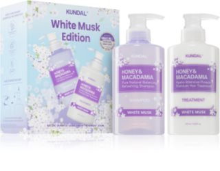 KUNDAL Honey & Macadamia White Musk confezione regalo per capelli