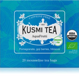 Kusmi Tea AquaFrutti porcovaný čaj v BIO kvalitě 20 ks