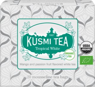 Kusmi Tea Tropical White porcovaný čaj v BIO kvalitě 20 ks
