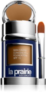 La Prairie Skin Caviar make-up és korrektor SPF 15 árnyalat NW-40 Almond Beige 30 ml