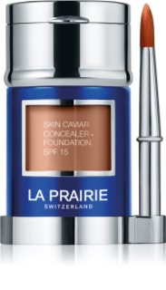 La Prairie Skin Caviar Concealer Foundation make-up si corector SPF 15 culoare NW-50 Sunset Beige 30 ml